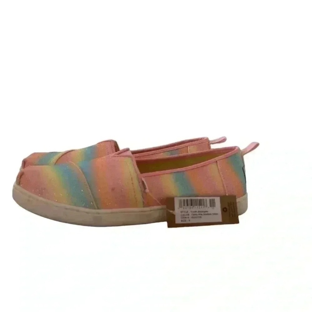 Kids Rainbow Glitter Shoes Size 5 New With Tags - Picture 8 of 10